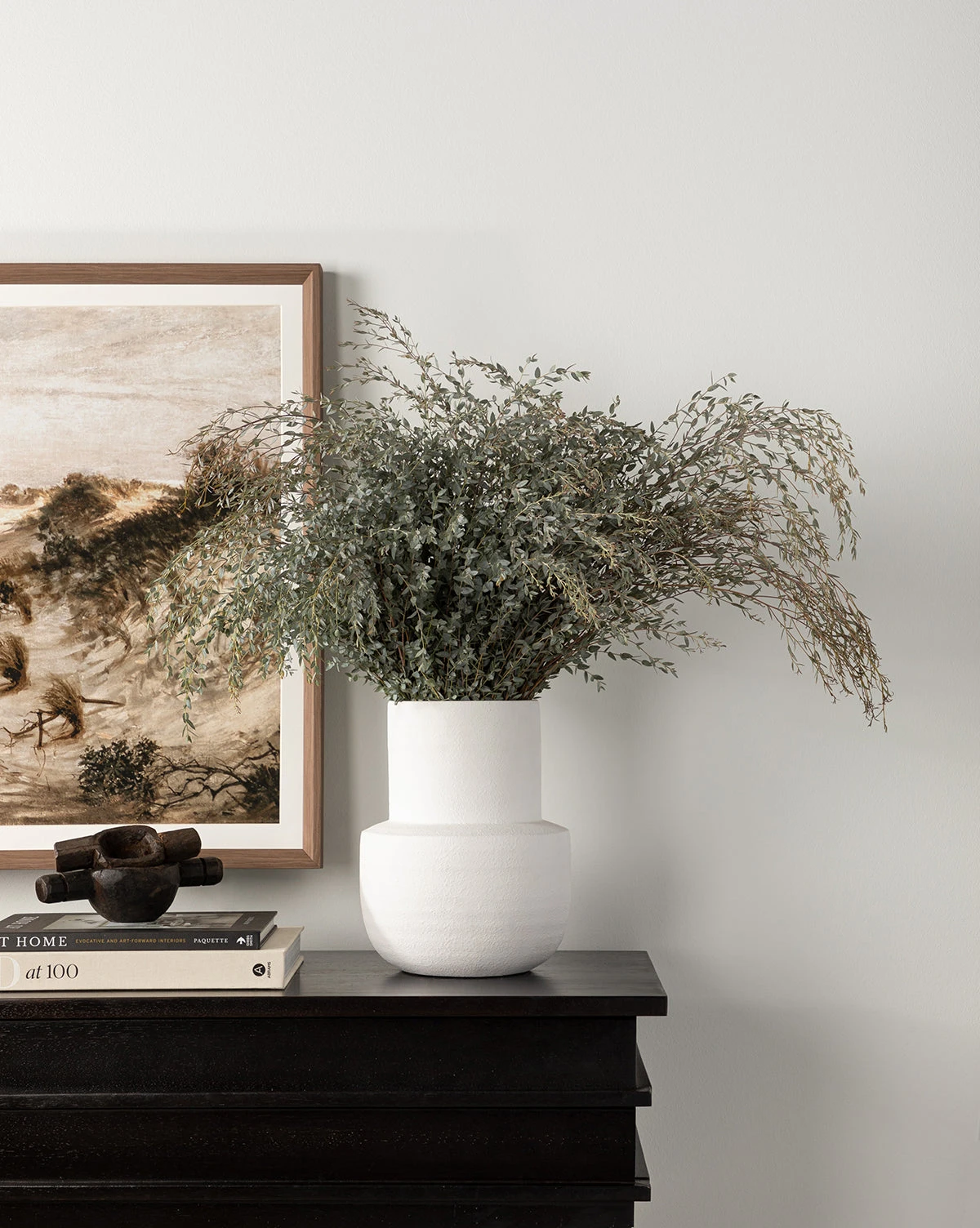 Smooth Matte White Glaze Vase 4 Smooth Matte White Glaze Vase - Image 2