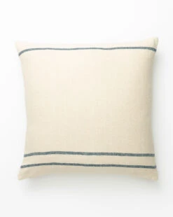 Abigail Silk Stripe Pillow Cover -Bloomingville Shop AbigailSilkStripePillowCover MPLW0649 CRM 22x22 MAIN