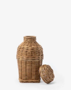 Ahnamia Wicker Jars -Bloomingville Shop AhnamiaWickerJars MDCR2391 NAT S D1