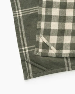 Antonelli Green Tea Towel -Bloomingville Shop AntonelliGreenTeaTowel MKTN1104 D1 T