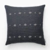 Atilla Pillow Cover -Bloomingville Shop AtillaPillowCover MPLW1105 NVY 22x22 MAIN