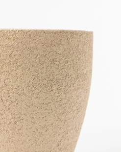 Bodie Tan Fiberstone Planter 12 Bodie Tan Fiberstone Planter -Bloomingville Shop BodieTanFiberstonePlanter MDCR2577 TAN D1