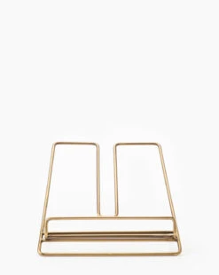 Brass Cookbook Holder -Bloomingville Shop BrassCookbookHolder MKTN0717 BRS OS D2