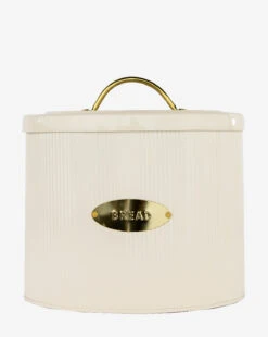 Brass Detailed Metal Bread Box