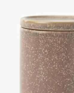 Bloomingville Brom Stoneware Canister -Bloomingville Shop BromStonewareCanister MKTN1110 TAN OS D2 T