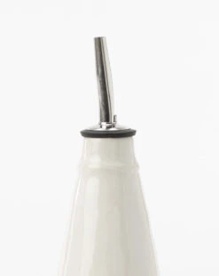 Ceramic Oil Bottle -Bloomingville Shop CeramicOilBottle MKTN0789 WHT D1