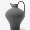Charcoal Terracotta Jug -Bloomingville Shop CharcoalTerracottaJug MDCR2491 CHR OS MAIN