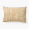 Chatmen Striped Pillow Cover -Bloomingville Shop ChatmenStripedPillowCover MPLW1276 YLW 14x20 MAIN