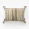Conrad Indoor/Outdoor Pillow -Bloomingville Shop ConradIndoorOutdoorPillow MPLW1128 BWN 14x20 MAIN