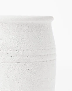 Distressed Chalk Glaze Crock -Bloomingville Shop DistressedChalkGlazeCrock MKTN0524 WHT OS D1