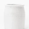 Distressed Chalk Glaze Crock 1 Distressed Chalk Glaze Crock -Bloomingville Shop DistressedChalkGlazeCrock MKTN0524 WHT OS MAIN
