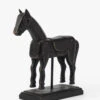 Equestrian Pedestal Object -Bloomingville Shop EquestrianPedestalObject MDCR2806 BLK OS MAIN T