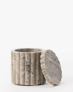 Forster Marble Canister -Bloomingville Shop ForsterMarbleCanister MBTH0357 BGE L D1 T