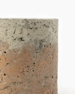 Golden Cement Pot -Bloomingville Shop GoldenCementPot MDCR1685 TAN D1