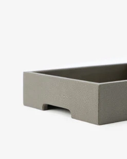 Gray Shagreen Tray -Bloomingville Shop GrayShagreenTray MDCR2449 GRY OS D1