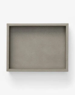 Gray Shagreen Tray