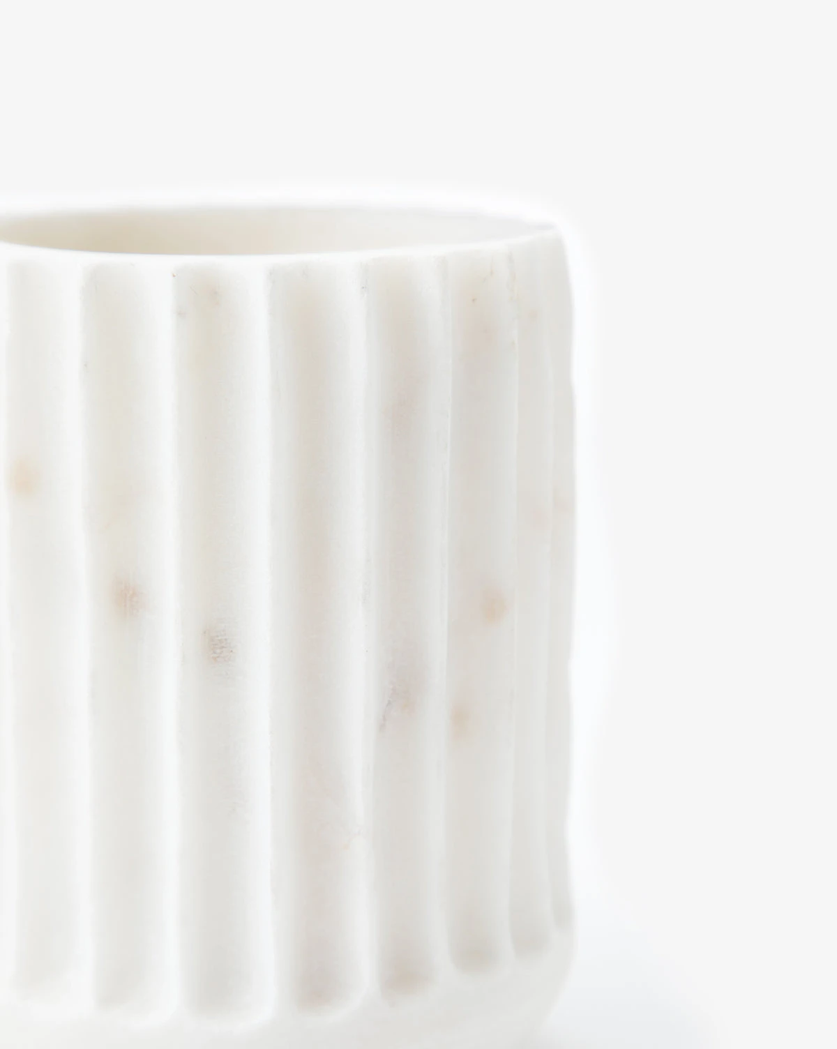 Grayson White Marble Vase 6 Grayson White Marble Vase - Image 4