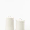 Handled Ceramic Canister -Bloomingville Shop HandledCeramicCanister MDCR2149 WHT MAIN