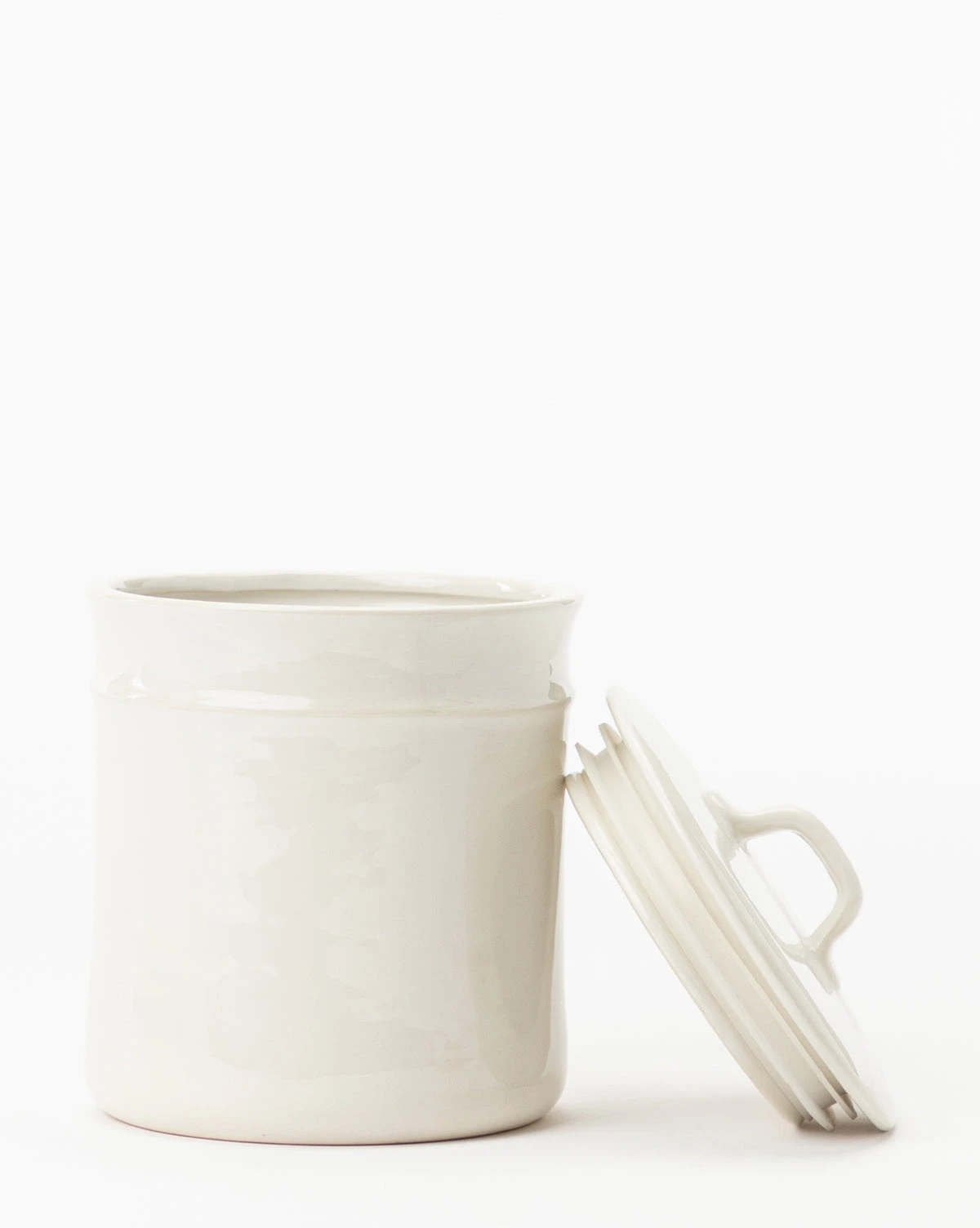 Handled Ceramic Canister 6 Handled Ceramic Canister - Image 5