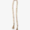 Vida Travertine Beaded Garland -Bloomingville Shop HesperAlabasterBeads MDCR2450 WHT OS MAIN