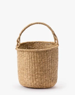 Ivar Hand-Woven Basket -Bloomingville Shop IvarHand WovenBasket MDCR2658 NAT S