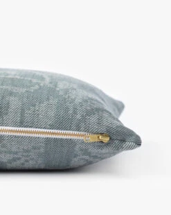 Merrill Floral Pillow Cover 11 Merrill Floral Pillow Cover -Bloomingville Shop MerrillFloralPillowCover MPLW1398 BLU 12x24 D1 T