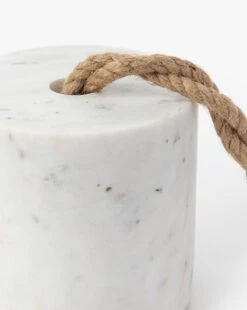 Orvin Marble Door Stopper -Bloomingville Shop OrvinMarbleDoorStopper MDCR2642 WHT OS D1