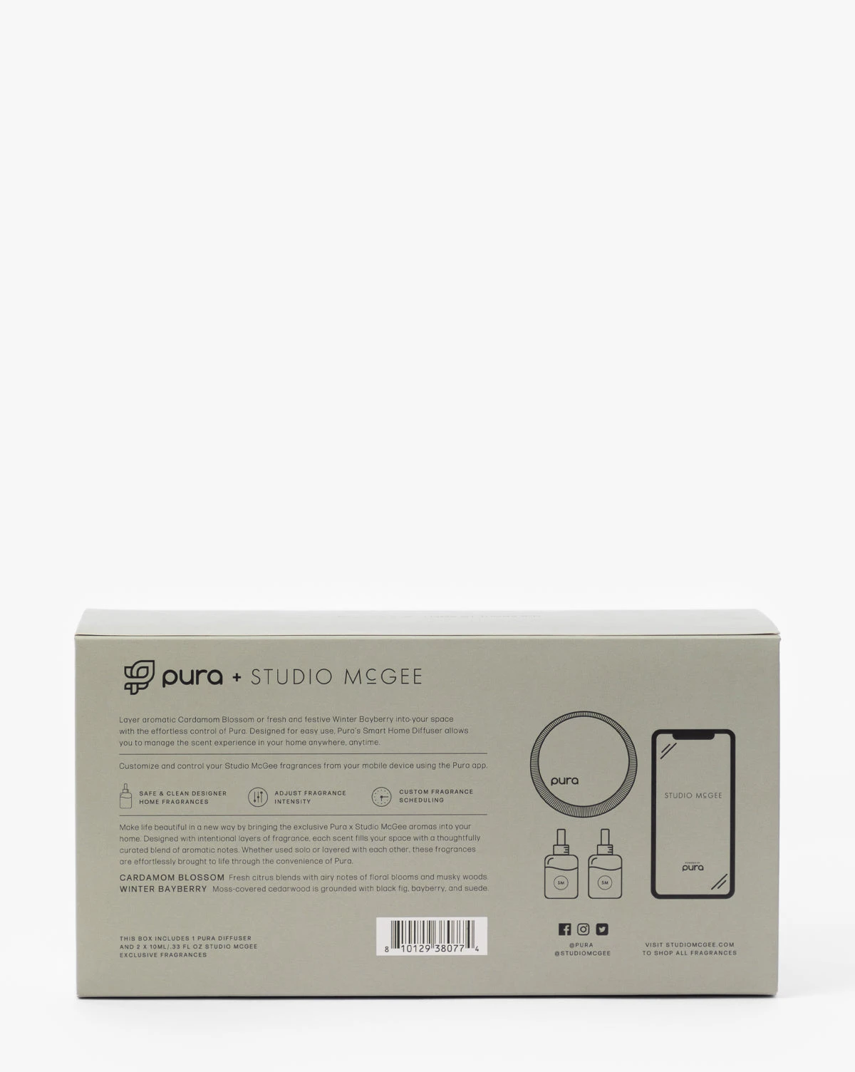 Pura X Studio McGee Home Fragrance Holiday Diffuser Set 10 Pura X Studio McGee Home Fragrance Holiday Diffuser Set - Image 8