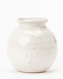 Rounded Ceramic Vase 16 Rounded Ceramic Vase -Bloomingville Shop RoundedCeramicVase L