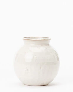 Rounded Ceramic Vase 15 Rounded Ceramic Vase -Bloomingville Shop RoundedCeramicVase M