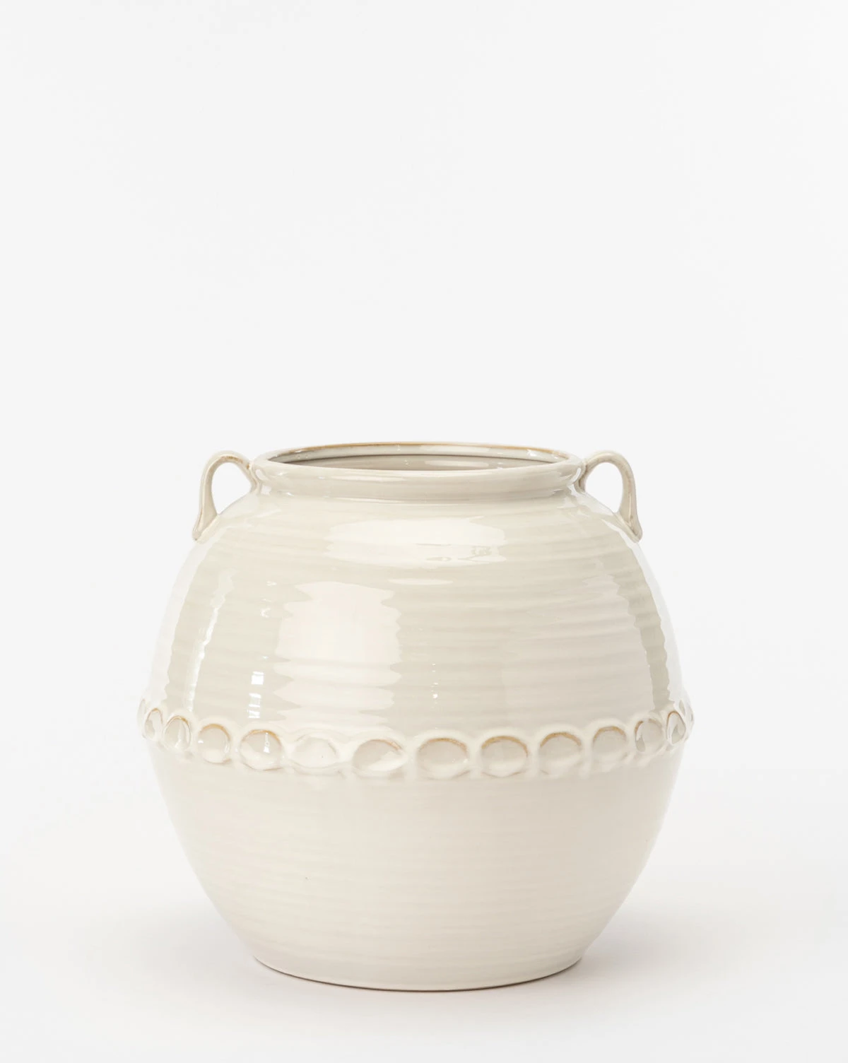 Rounded White Vase 3 Rounded White Vase