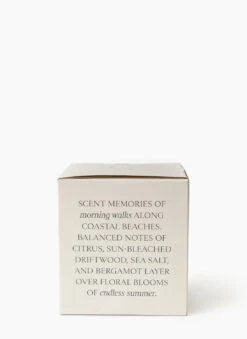 Salt & Sea Candle -Bloomingville Shop Salt SeaCandle MDCR2784 WHT 8 D1 T
