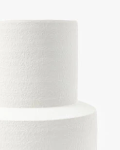 Smooth Matte White Glaze Vase 9 Smooth Matte White Glaze Vase -Bloomingville Shop SmoothMatteWhiteGlazeVase MDCR2587 WHT OS D1