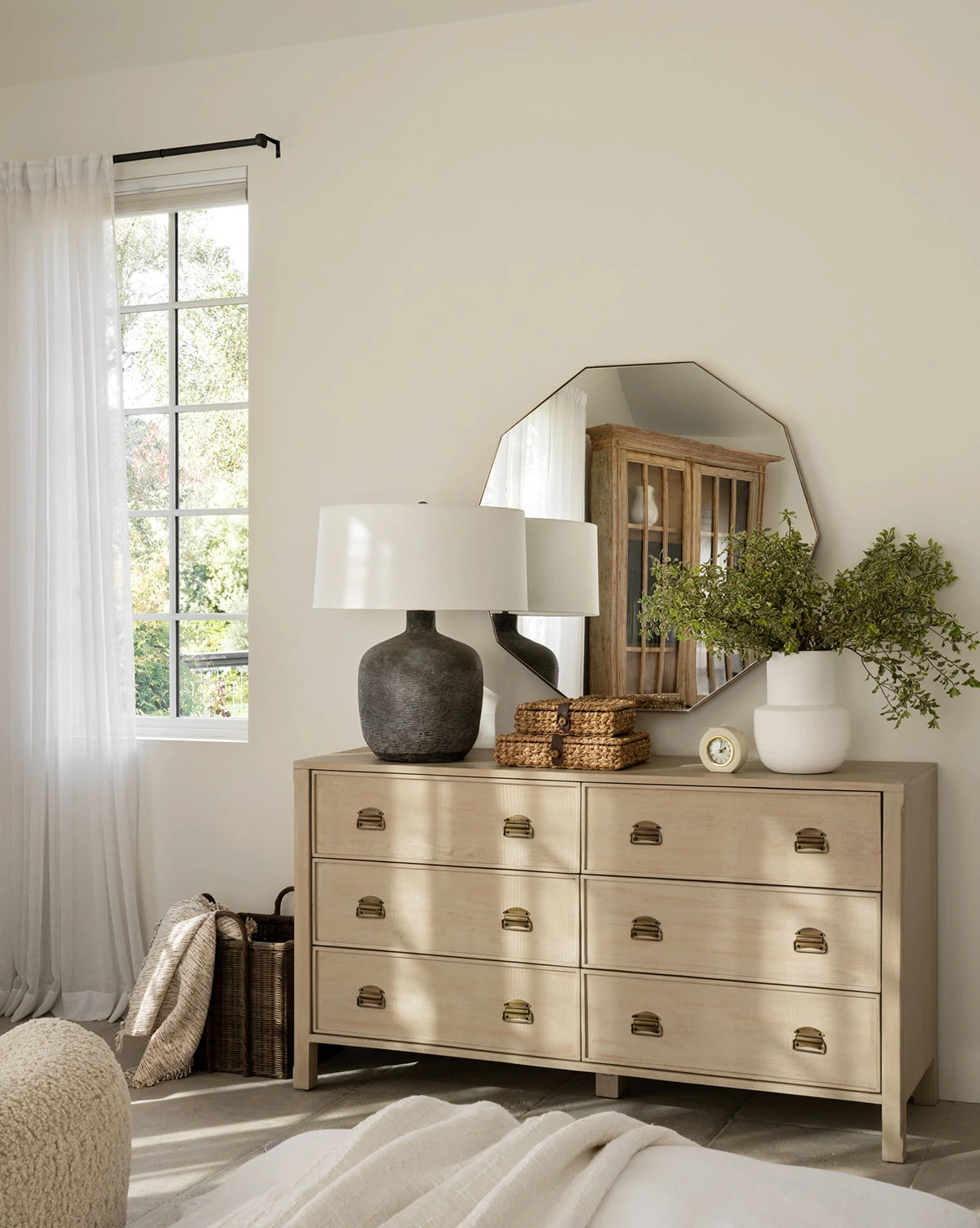 Smooth Matte White Glaze Vase 5 Smooth Matte White Glaze Vase - Image 3