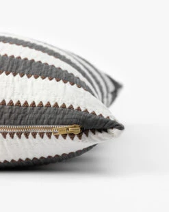 Tannehill Stripe Pillow Cover 7 Tannehill Stripe Pillow Cover -Bloomingville Shop TannehillStripePillowCover MPLW1400 GRY 20x20 D1 T