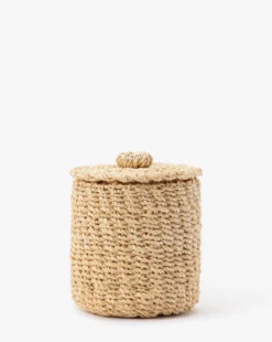 Thalia Woven Canister -Bloomingville Shop ThaliaWovenCanister MBTH0319 NAT S MAIN