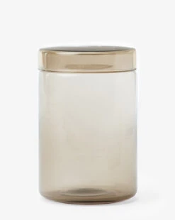 Tristan Glass Canister -Bloomingville Shop TristanGlassCanister MKTN0936 TAU L