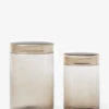 Tristan Glass Canister -Bloomingville Shop TristanGlassCanister MKTN0936 TAU MAIN