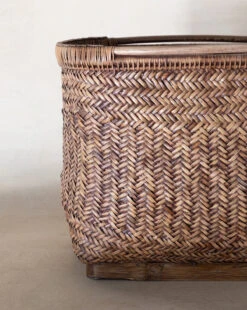 Verona Basket -Bloomingville Shop VeronaVintageBasket MDCR1698 NAT OS D1