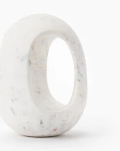 White Marble Sculpture -Bloomingville Shop WhiteMarbleSculpture MDCR2474 WHT OS D1