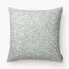 Morris & Co. X McGee & Co. Willow Pillow Cover -Bloomingville Shop WillowPillowCover MPLW1255 BLU 22x22 MAIN