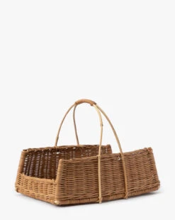 Zora Rattan Basket -Bloomingville Shop ZoraRattanBasket MDCR2771 NAT OS D1 T