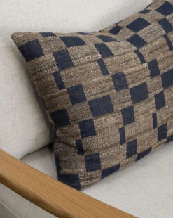 Hedgerow Navy Pillow Cover -Bloomingville Shop fall styled 151