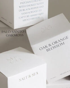 Oak & Orange Blossom Candle -Bloomingville Shop fragrance templated 6