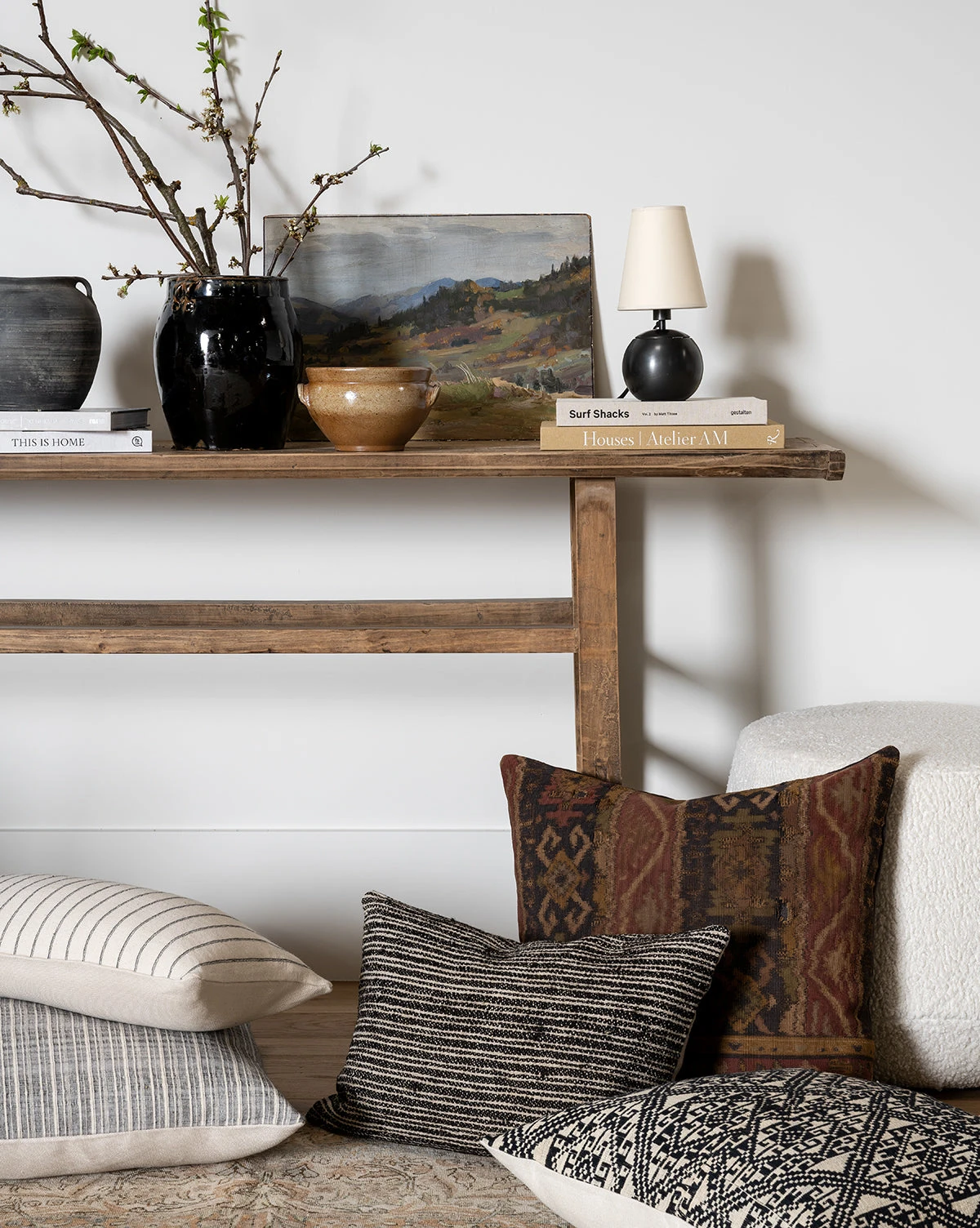 Vintage Black Dual Handled Jar 4 Vintage Black Dual Handled Jar - Image 2