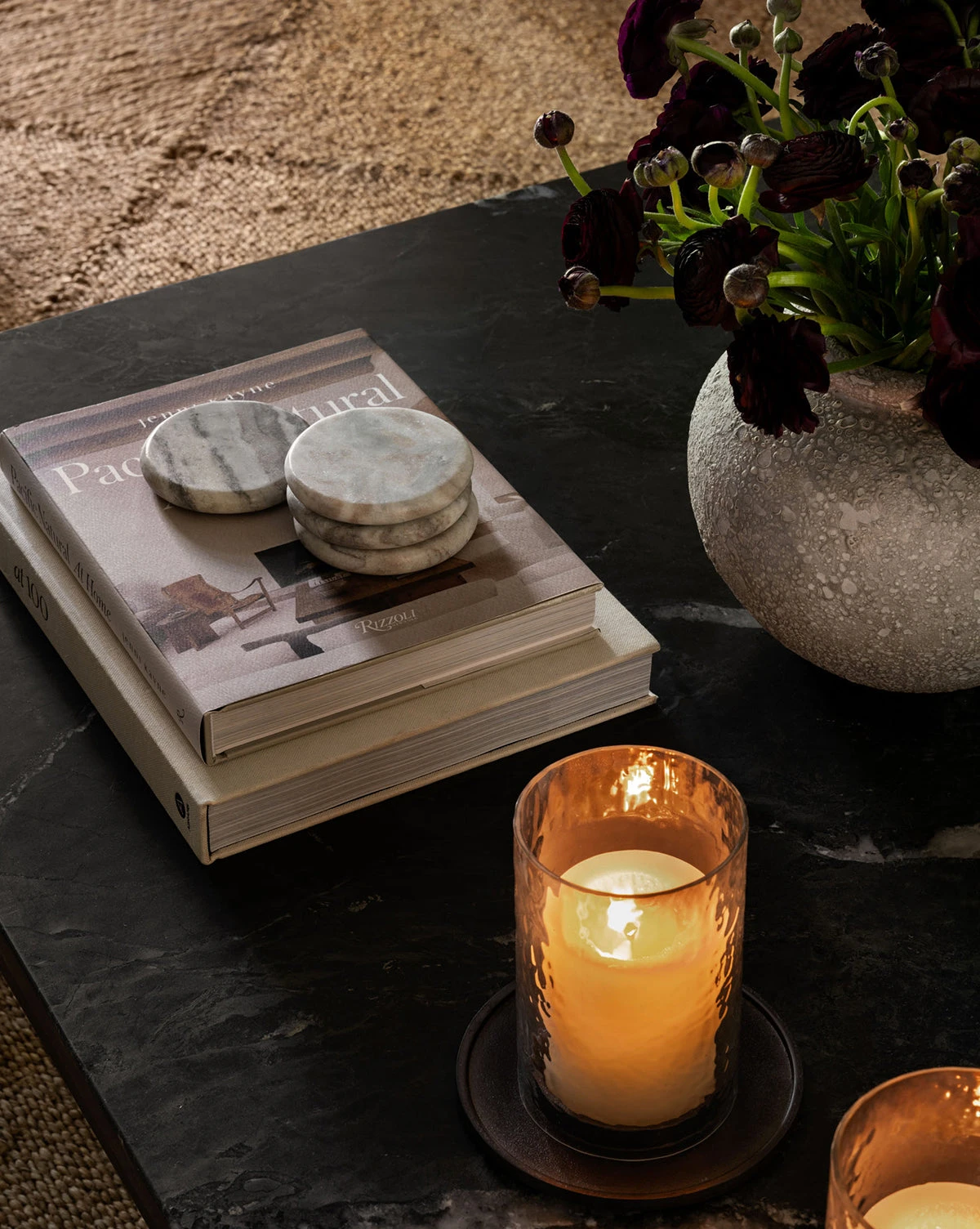 Benthe Marble Coasters (Set Of 4) 4 Benthe Marble Coasters (Set Of 4) - Image 2